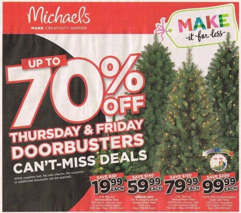 Michaels Black Friday Ad Released